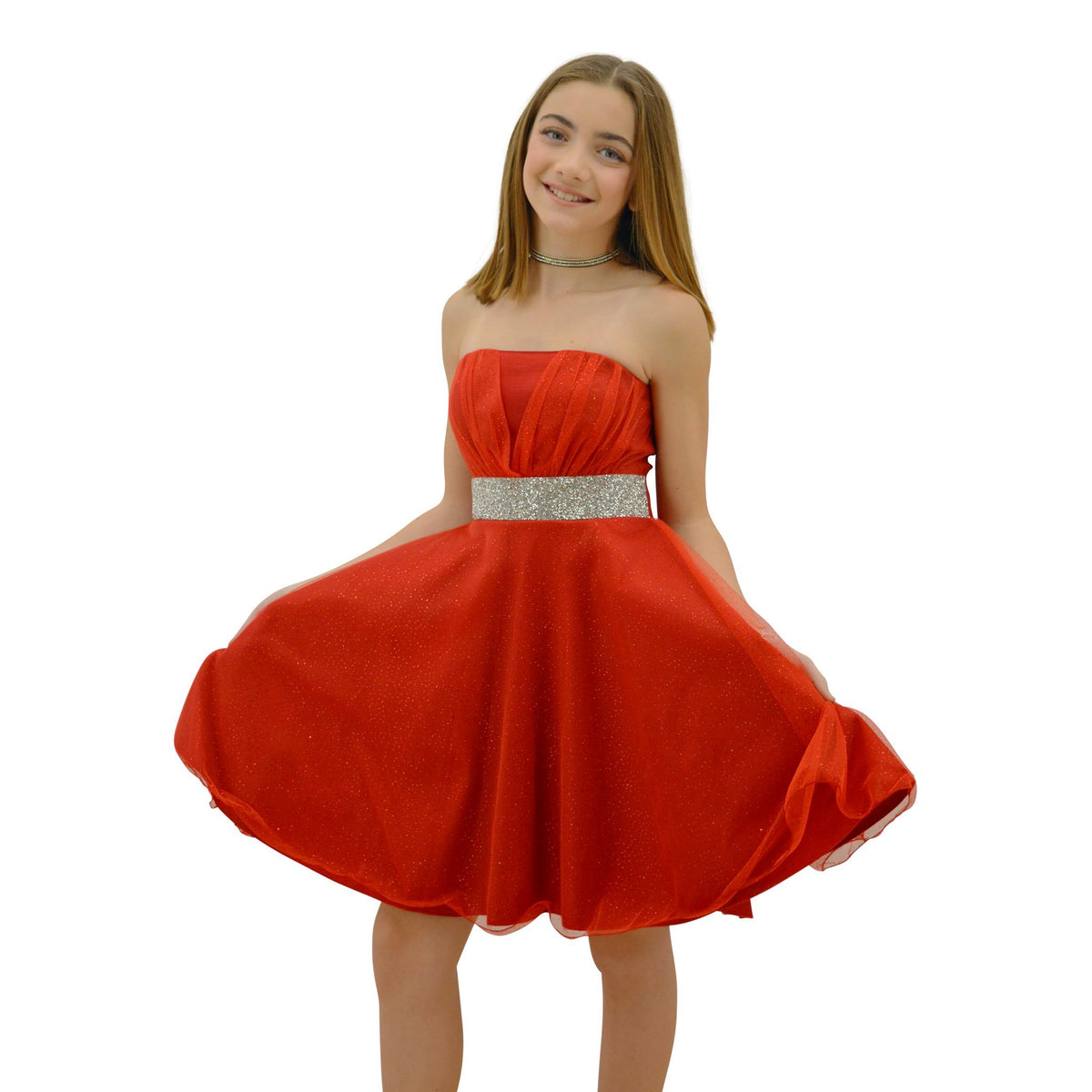 Paparazzi Couture Diamond design dress Red