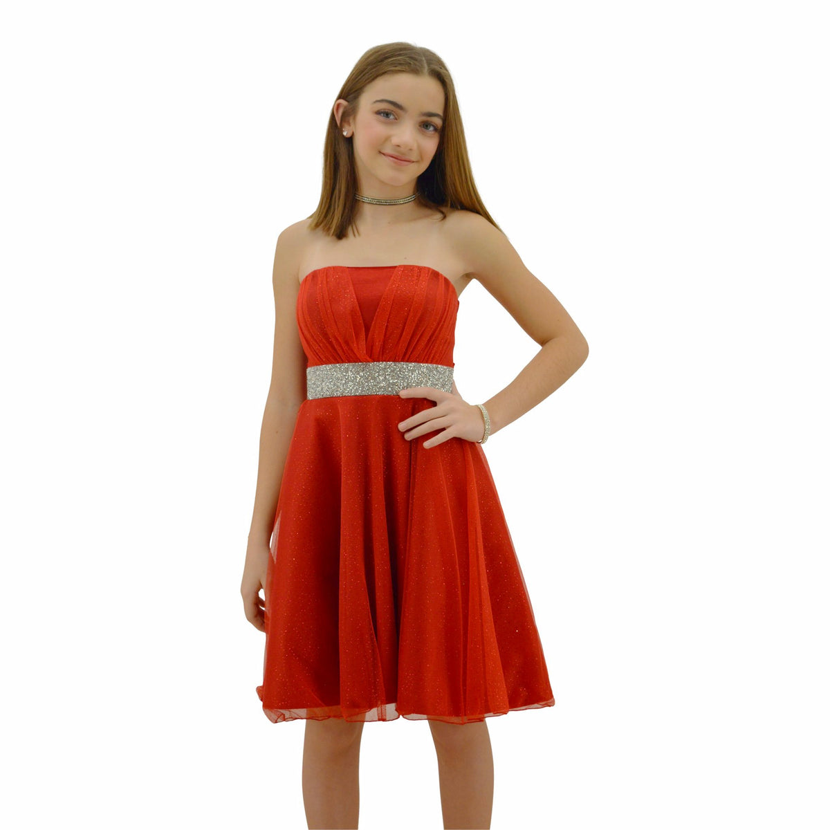 Paparazzi Couture Diamond design dress Red