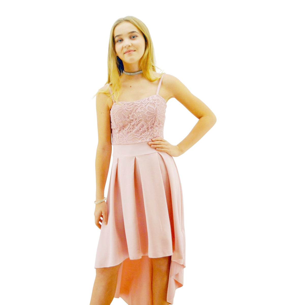 Paparazzi Couture design dress Soft Pink Lace