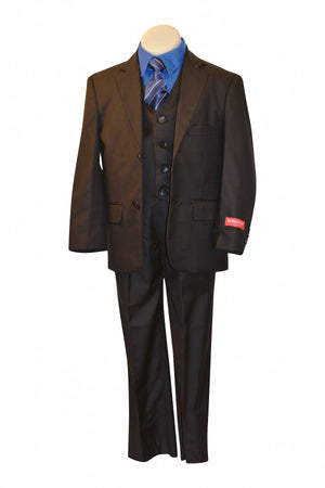 Ronaldo Black 5 pc Suit