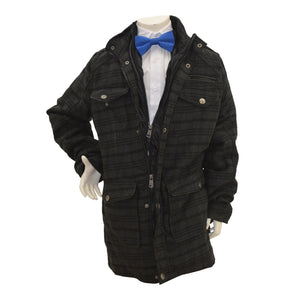 Boys' Wool 3/4 Plaid Jacket