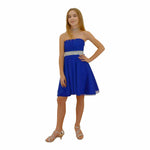 Paparazzi Couture Diamond design dress in Electric Blue