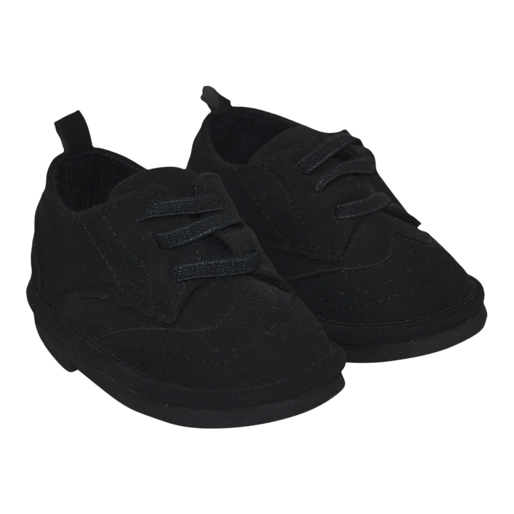 Boys Baby Black Oxford Shoes