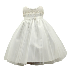 Baby Dress in Soft Cream