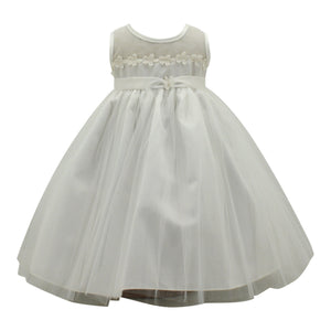 Baby Dress in Soft Cream