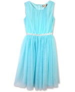 Designer Chiffon Dress in Mint