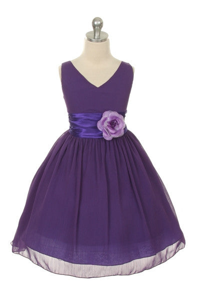 Paparazzi Chiffon Dress in Purple