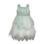 Paparazzi Mint lace Ruffle Dress