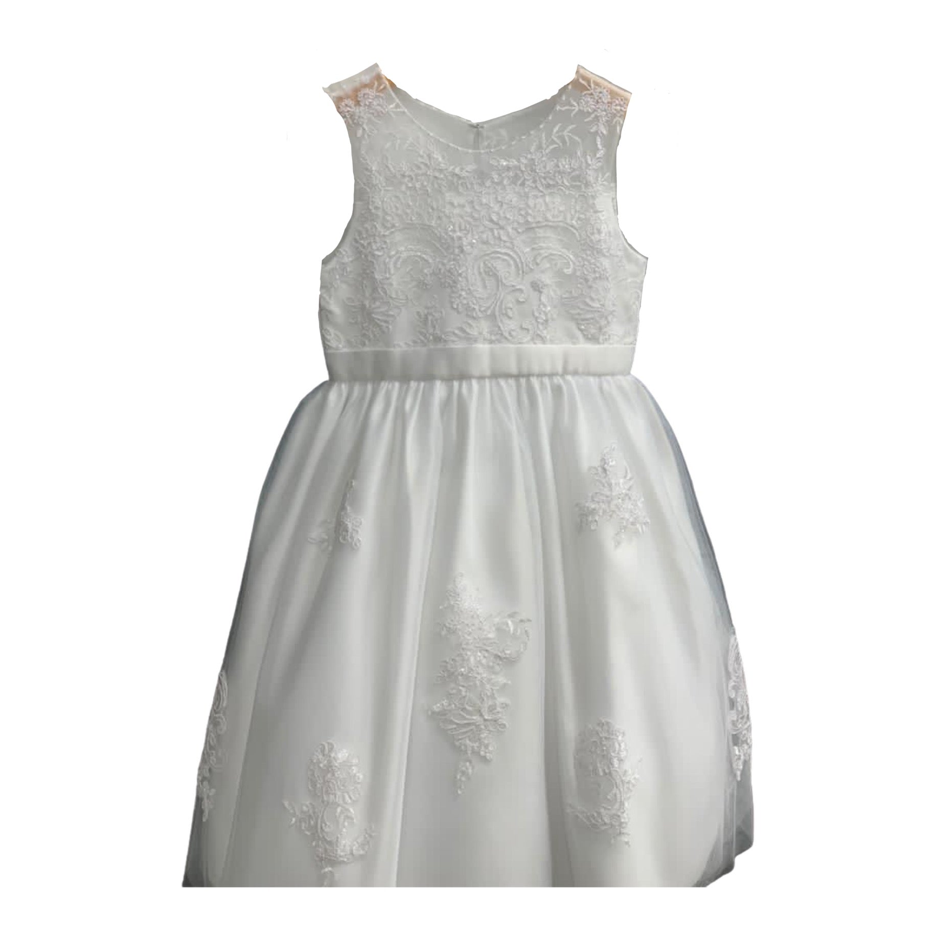 Paparazzi White Lace  Designer Tule Bottom