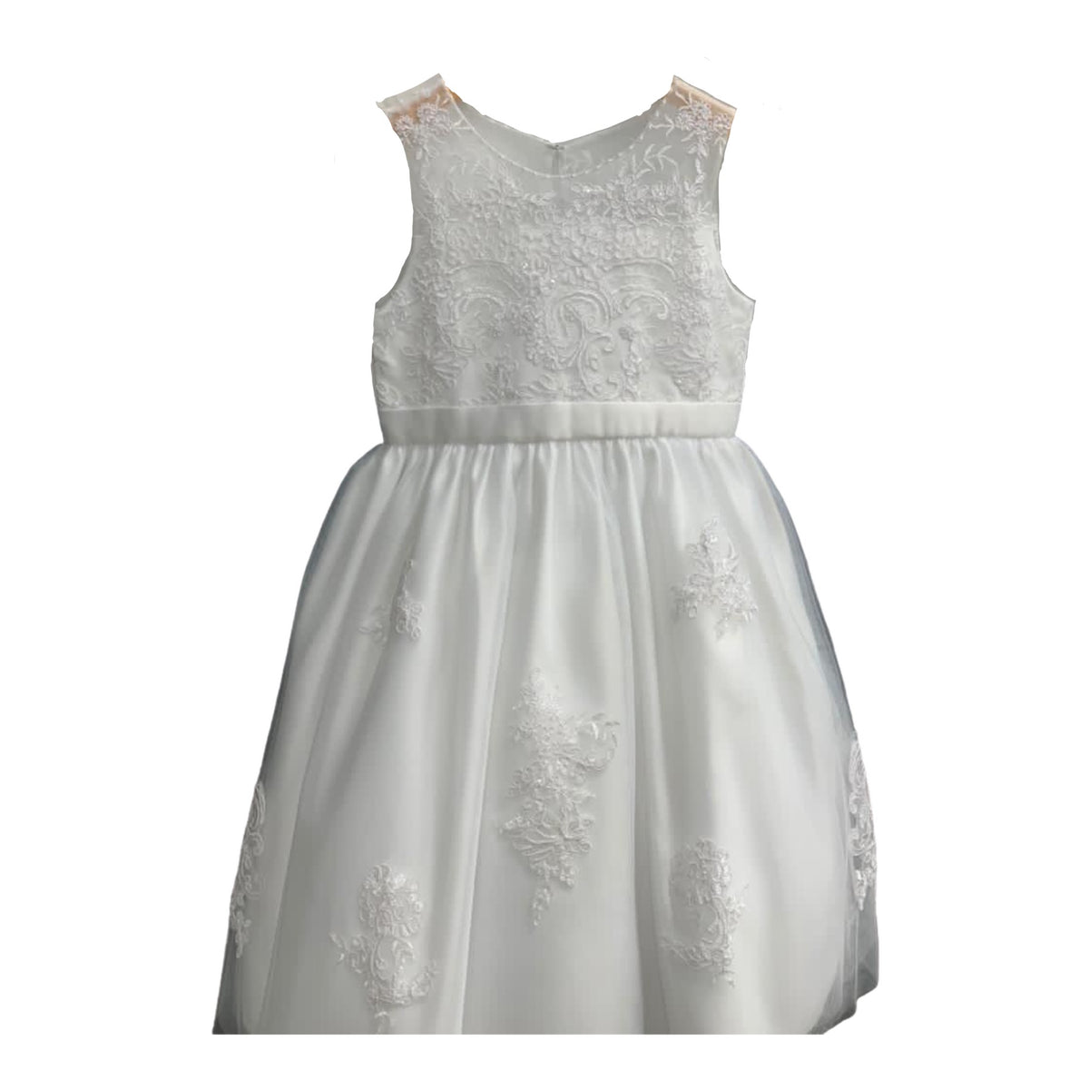 Paparazzi White Lace  Designer Tule Bottom