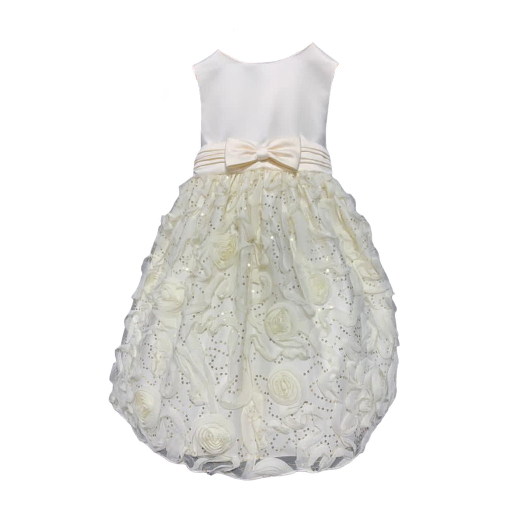 Paparazzi Cream lace Ruffle Dress