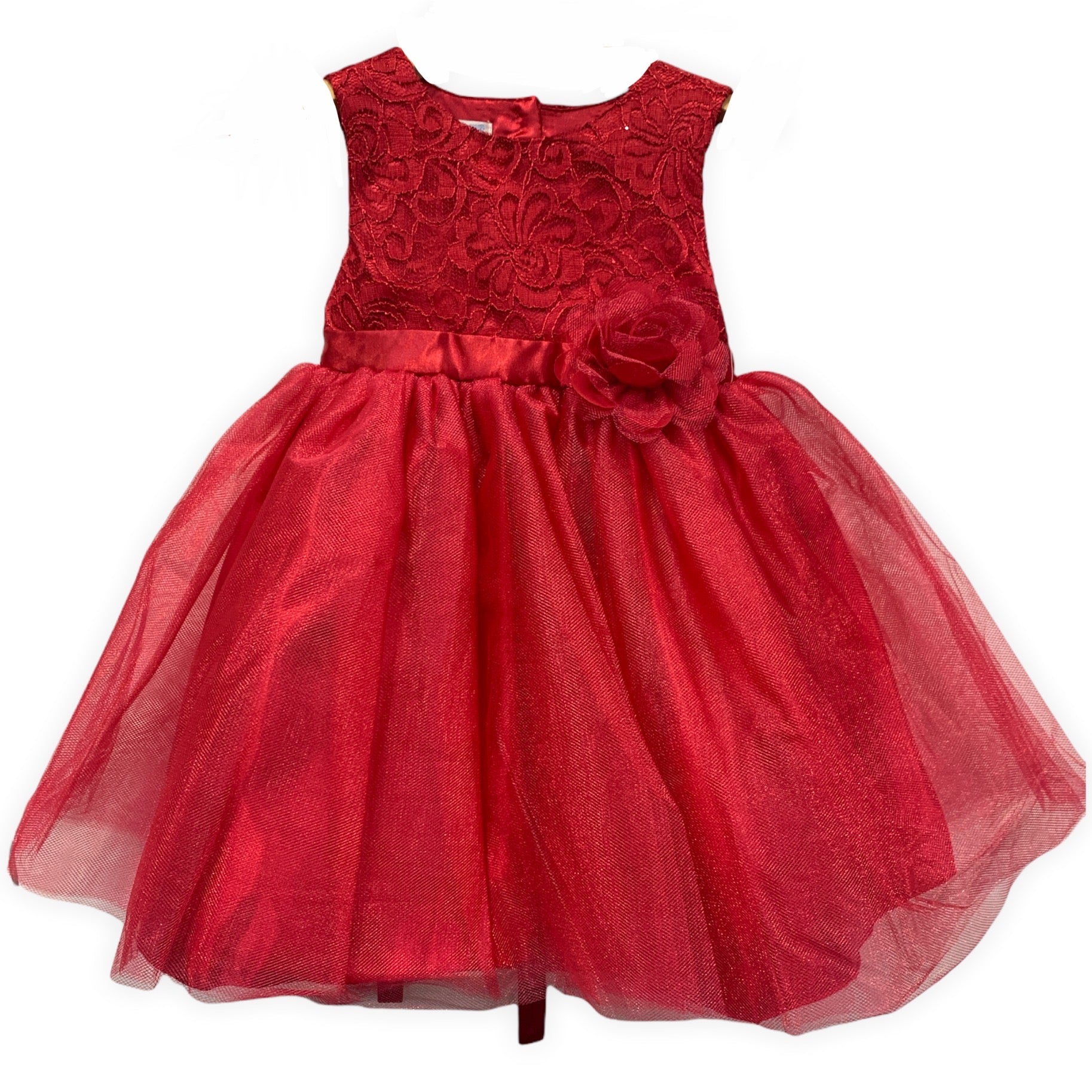 Holiday Red With Heart Cutout Dress