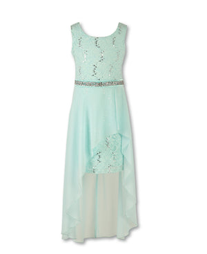 Designer Sequence Dress in Mint