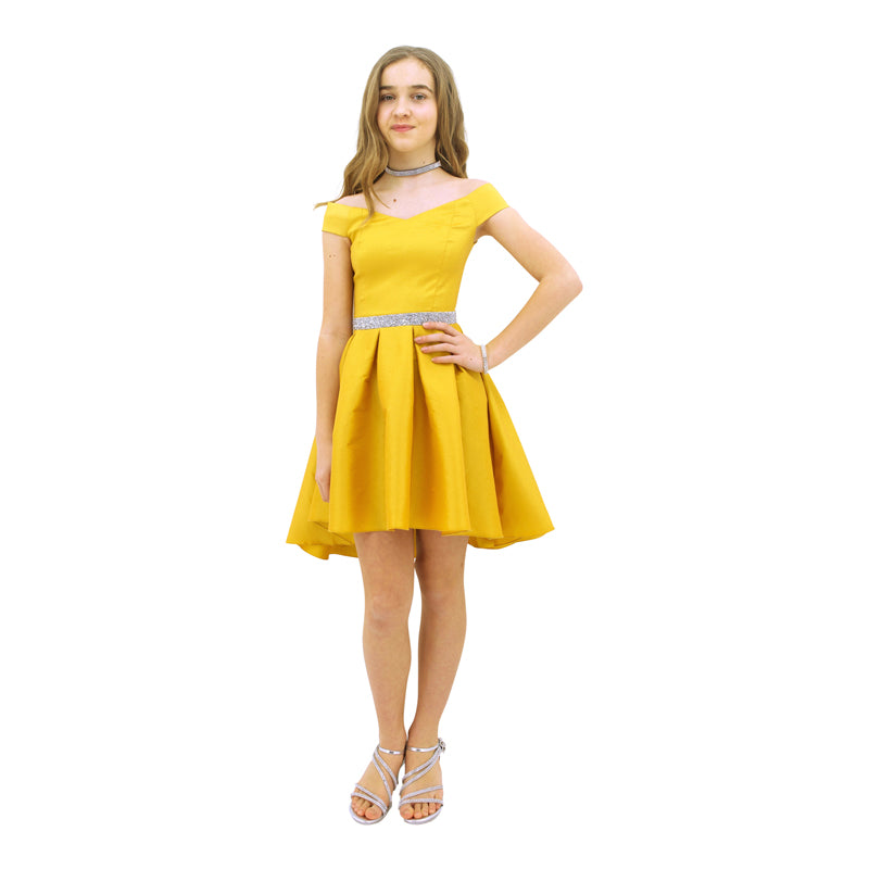 Paparazzi Couture Diamond Accent dress in Gold Paparazzi Kids Paparazzi Couture Diamond Accent dress in Gold Paparazzi Kids