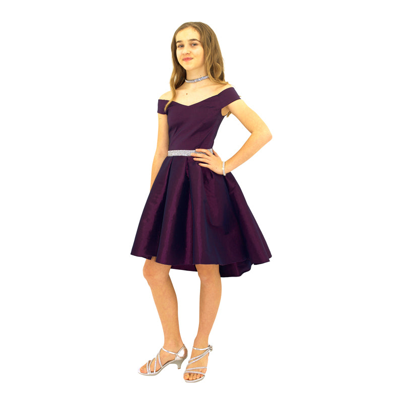 Paparazzi Couture Diamond Accent dress in Deep Purple