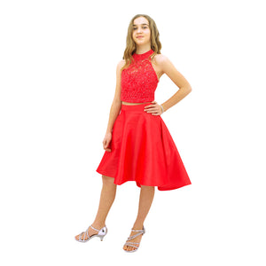 Paparazzi Sequence High Low dress in Coral