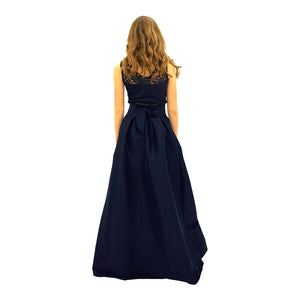 Midnight Blue Couture Sequins Gown