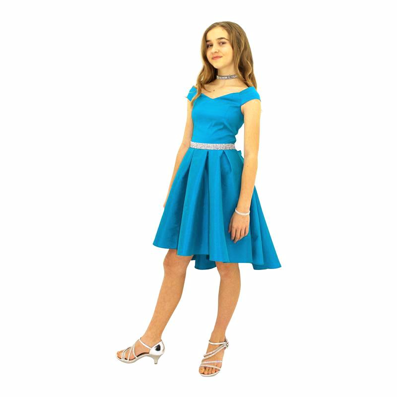 Paparazzi Couture Diamond Accent dress Turquoise