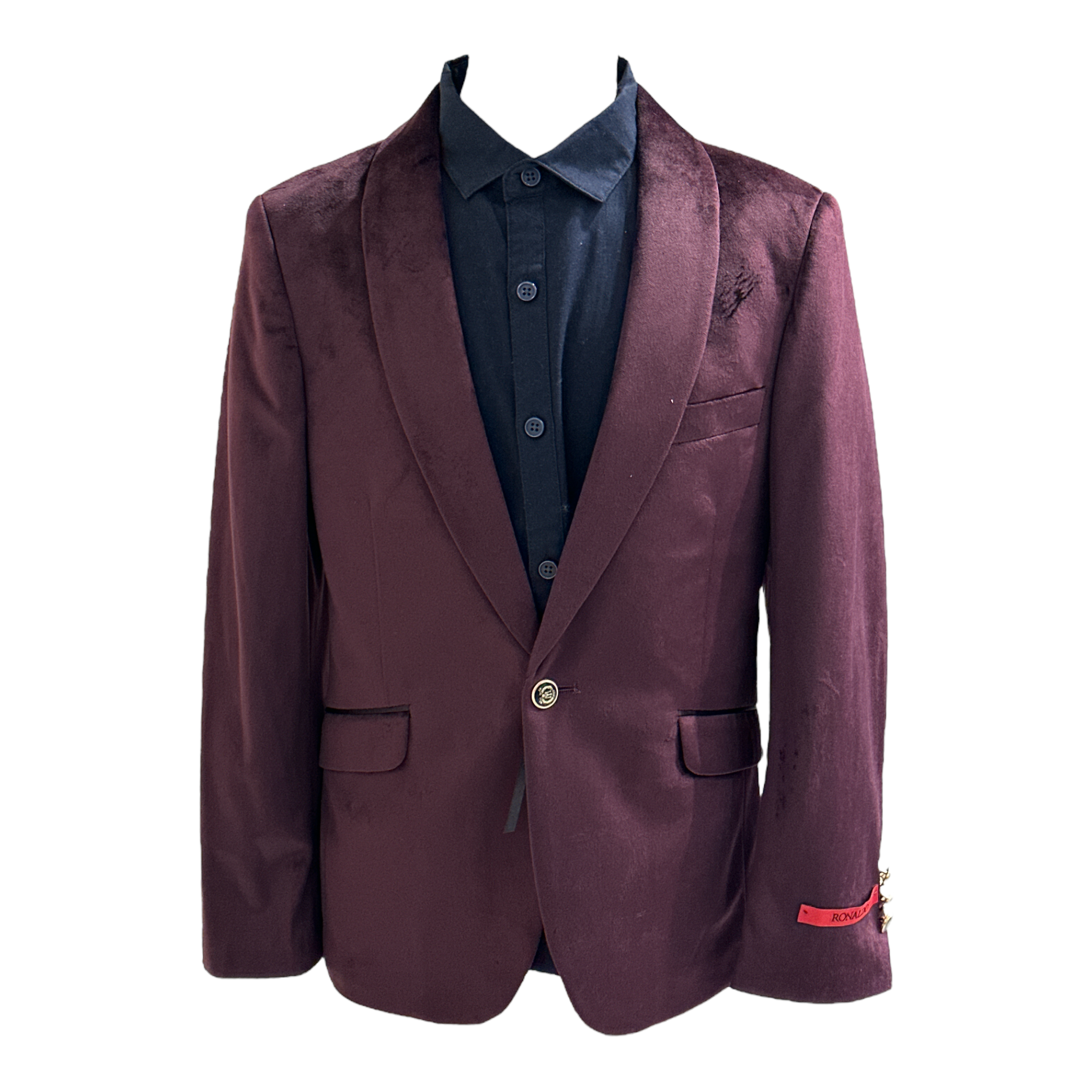 Paparazzi Designer Plum Purple Velvet Blazer Jacket