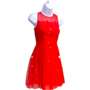 Paparazzi Fire Red Grad Dress