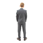 Ronaldo Textured Grey 5 pc Suit