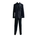 Paparazzi Designer Rock Star Black Velvet 3 pc Suit