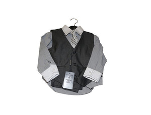 Boys 4 pc Vest Set