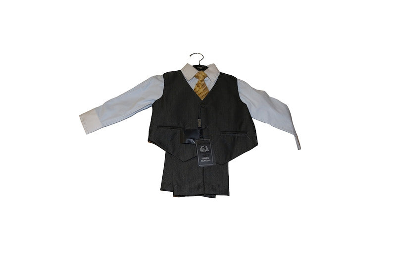 Boys 4 pc Vest Set